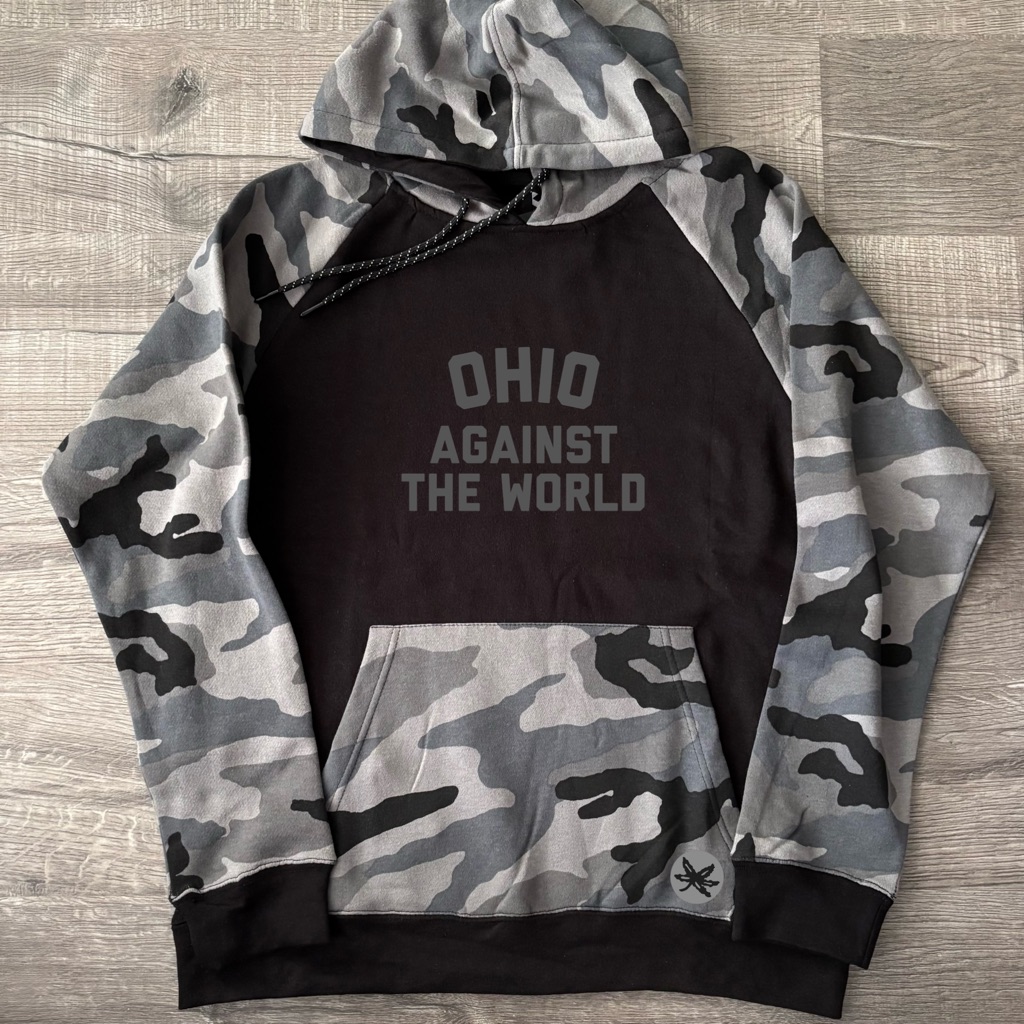 The (Ohio State) Black Camo Hoodie Nwt
